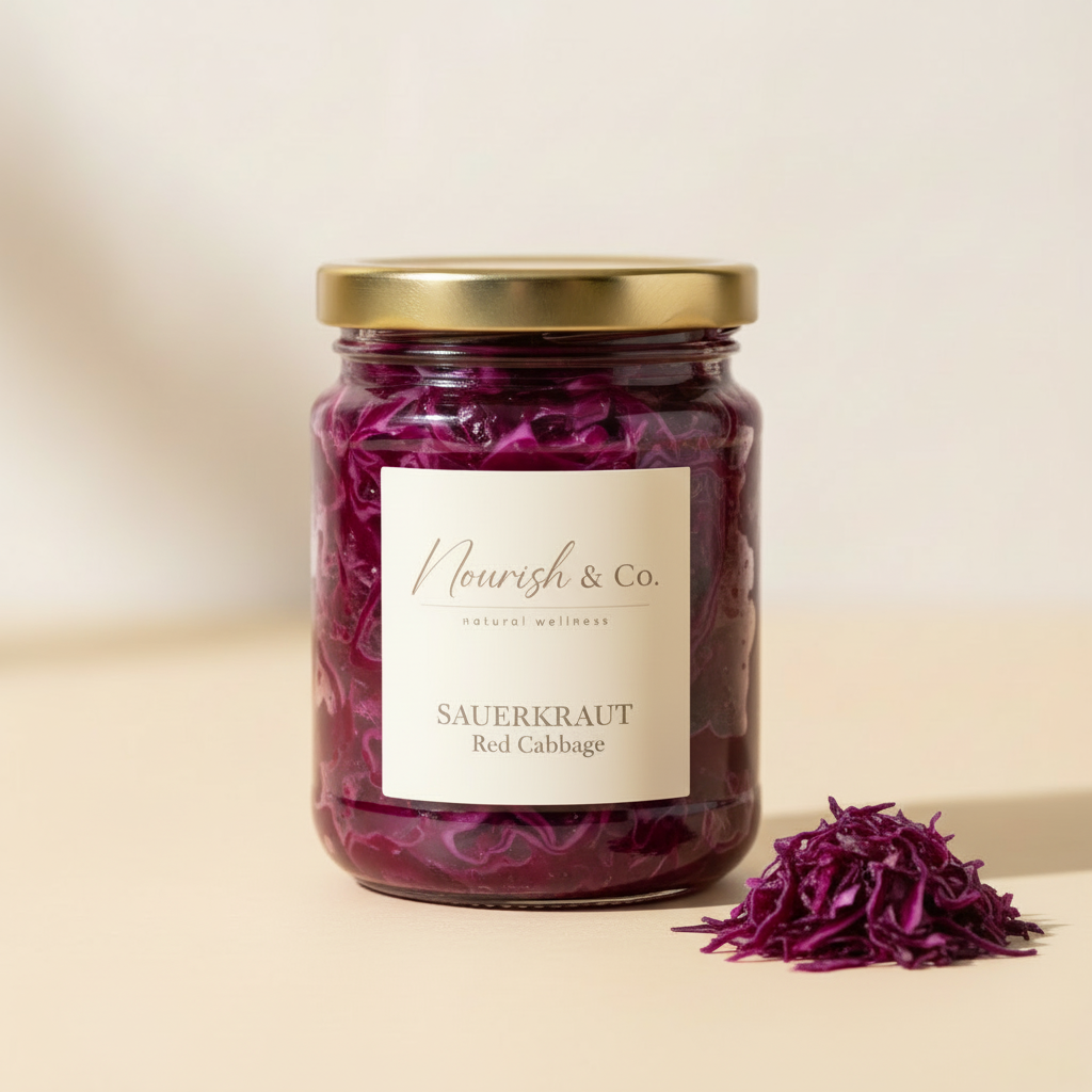 Red Cabbage Sauerkraut - Matching Style
